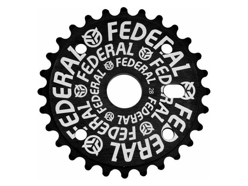 BMX Звезда Federal Logo 28Т (черный)