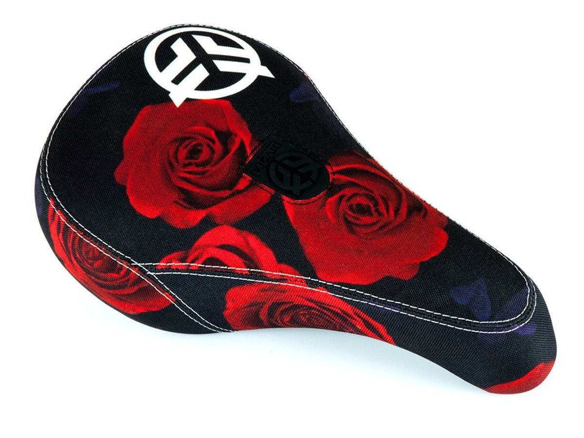 BMX Седло Federal Logo Роза (черный/красный)