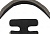 Сменные платформы для шлема PRO-TEC Classic M 24 мм Черные